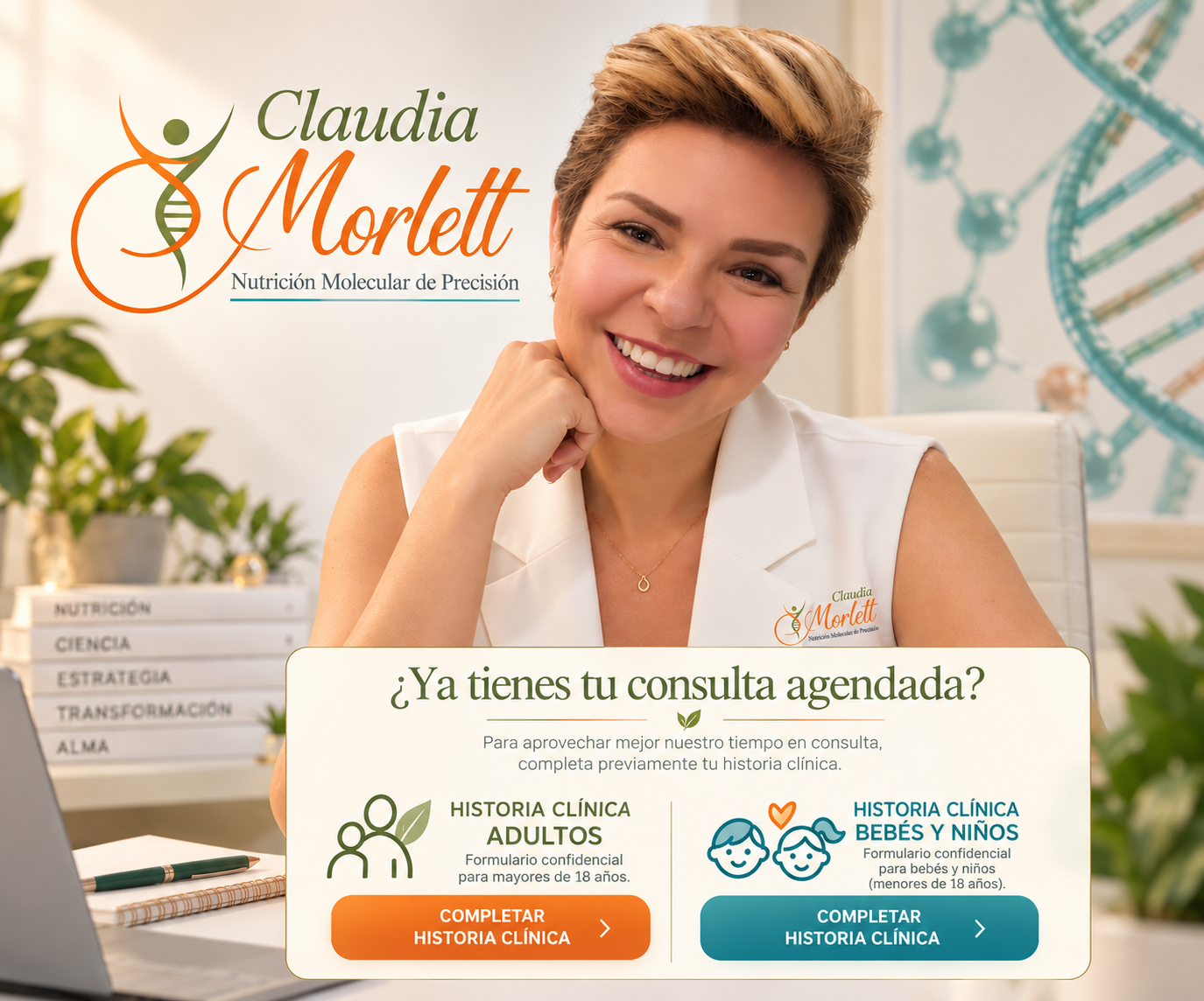 Claudia Morlett, Nutrición Molecular de Precisión